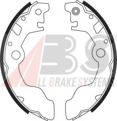 Тормозные колодки барабанные A.B.S. 8927