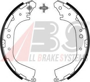 Тормозные колодки барабанные A.B.S. 8938