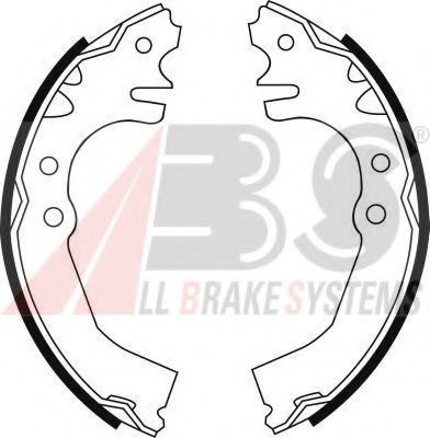 Тормозные колодки барабанные A.B.S. 8952