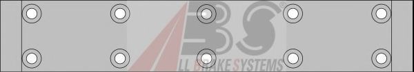 Тормозные колодки барабанные A.B.S. 8956