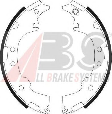 Тормозные колодки барабанные A.B.S. 9014