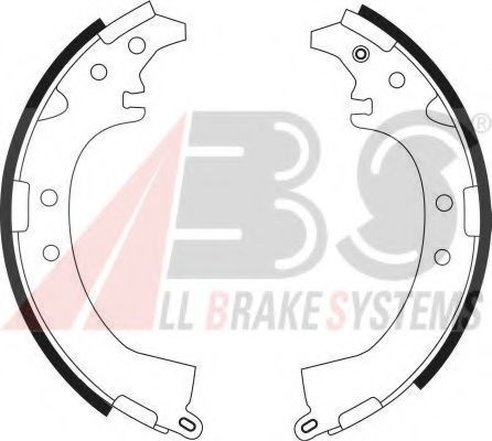 Тормозные колодки барабанные A.B.S. 9032