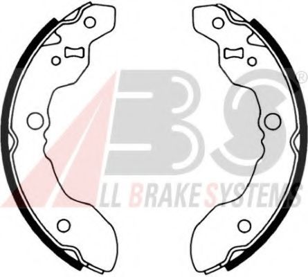 Тормозные колодки барабанные A.B.S. 9053