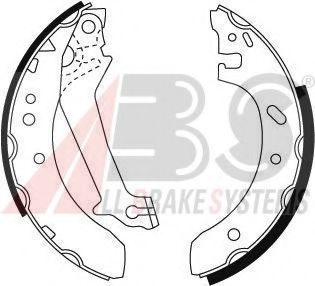 Тормозные колодки барабанные A.B.S. 9056