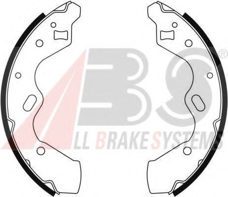 Тормозные колодки барабанные A.B.S. 9067