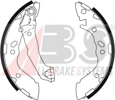 Тормозные колодки барабанные A.B.S. 9106