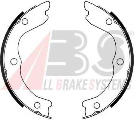 Тормозные колодки барабанные A.B.S. 9179