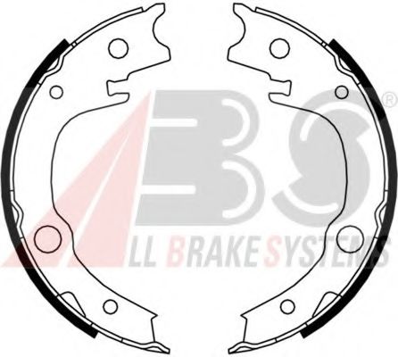 Тормозные колодки барабанные A.B.S. 9182