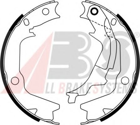 Тормозные колодки барабанные A.B.S. 9198