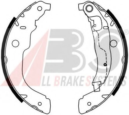 Тормозные колодки барабанные A.B.S. 9226