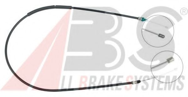 Трос ручного тормоза A.B.S. K10308