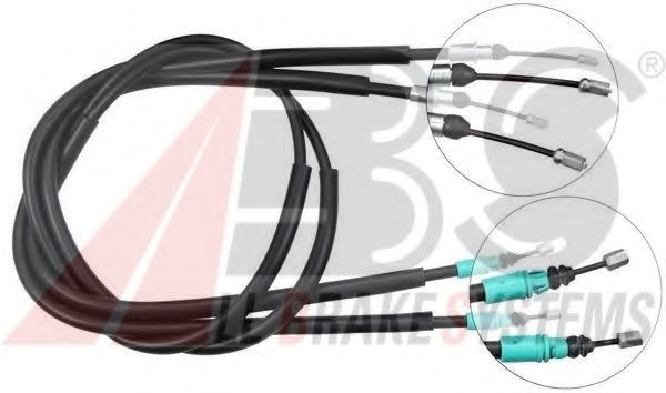 Трос ручного тормоза A.B.S. K10355