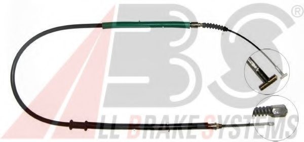Трос ручного тормоза A.B.S. K10557