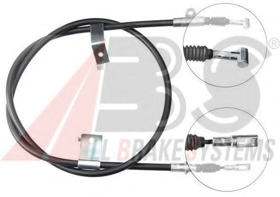 Трос ручного тормоза A.B.S. K11807
