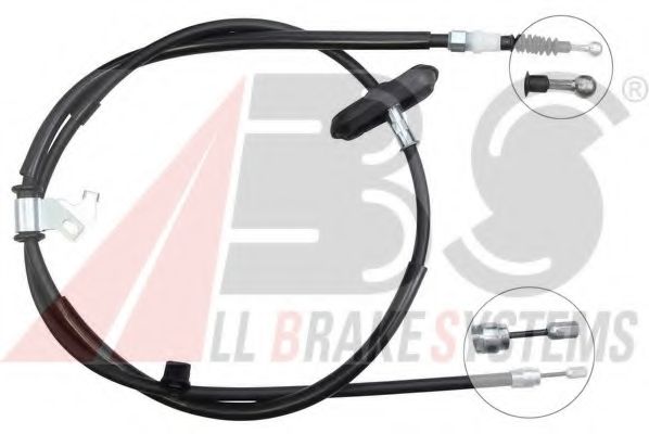 Трос ручного тормоза A.B.S. K12060