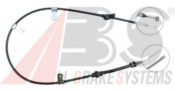 Трос ручного тормоза A.B.S. K12497
