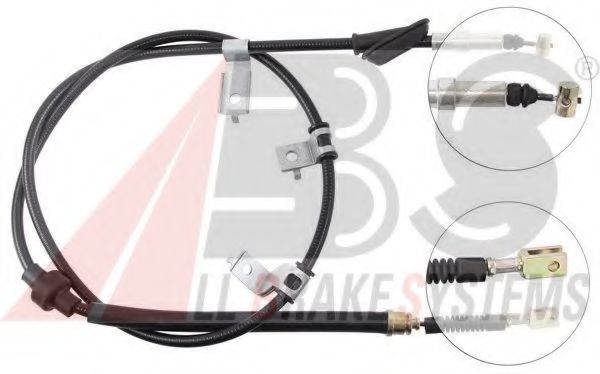 Трос ручного тормоза A.B.S. K12508