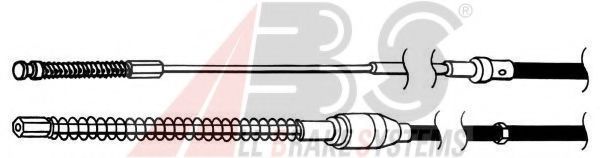 Трос ручного тормоза A.B.S. K12886