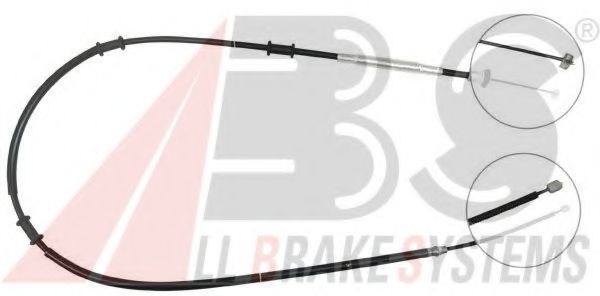Трос ручного тормоза A.B.S. K13016