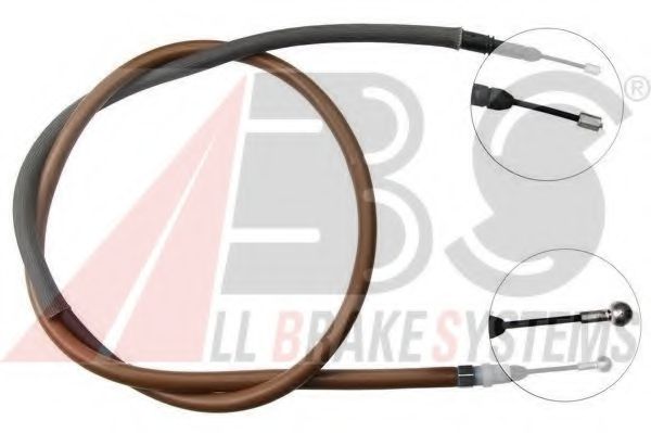 Трос ручного тормоза A.B.S. K13236
