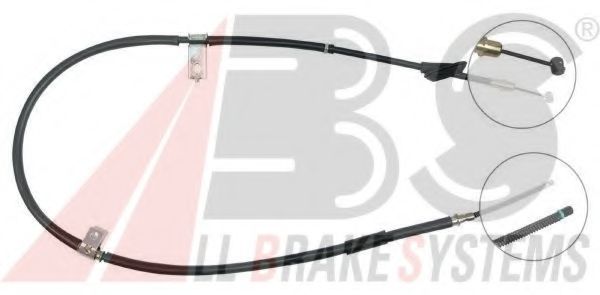 Трос ручного тормоза A.B.S. K14057