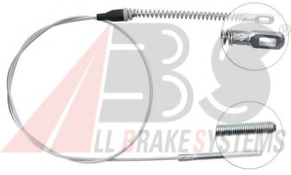 Трос ручного тормоза A.B.S. K15458