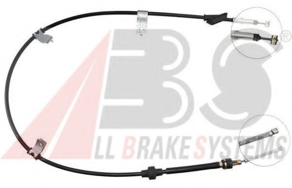 Трос ручного тормоза A.B.S. K15707