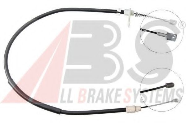 Трос ручного тормоза A.B.S. K16508