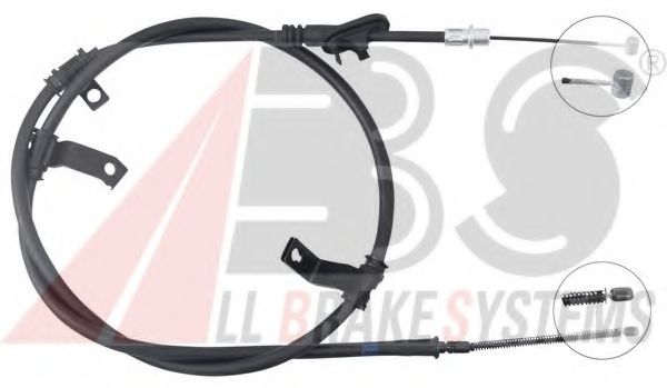 Трос ручного тормоза abs K17484