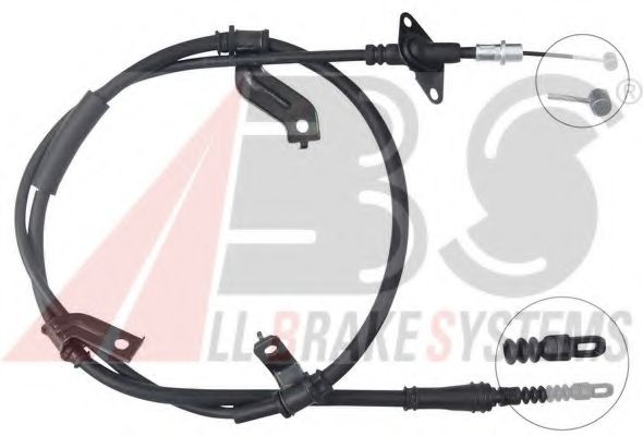 Трос ручного тормоза A.B.S. K17489