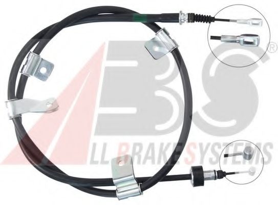 Трос ручного тормоза A.B.S. K17504