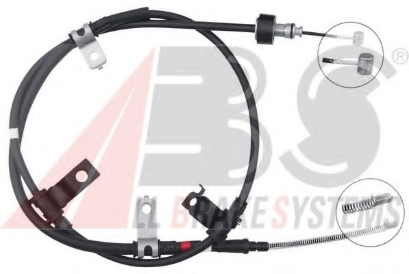 Трос ручного тормоза A.B.S. K17506
