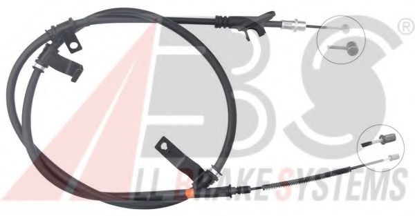 Трос ручного тормоза abs K17517