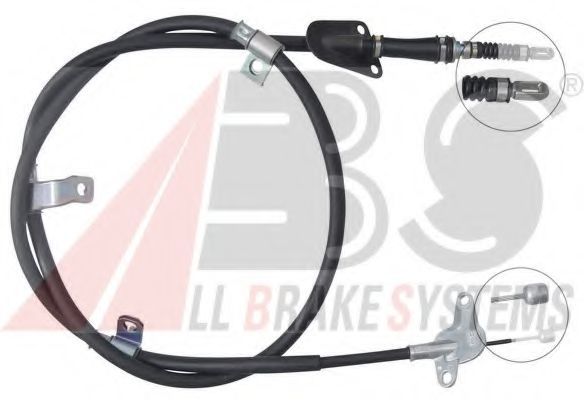 Трос ручного тормоза A.B.S. K17528
