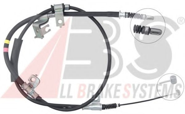 Трос ручного тормоза A.B.S. K17536