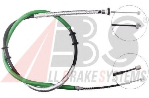 Трос ручного тормоза A.B.S. K18078