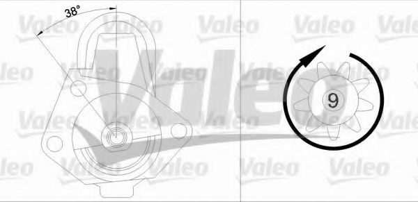 Стартер valeo 433342