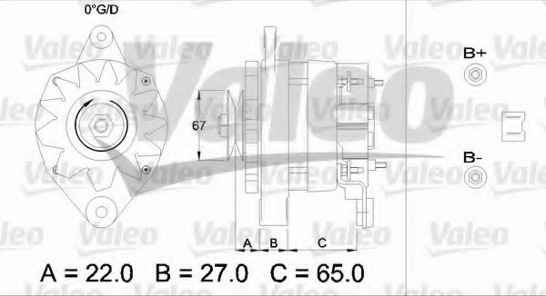 Генератор VALEO 433448