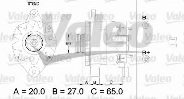 Генератор VALEO 433461