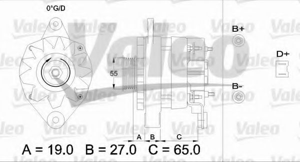 Генератор VALEO 433463