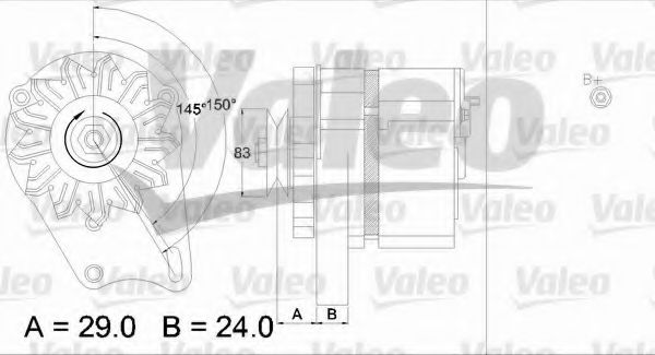 Генератор VALEO 436108