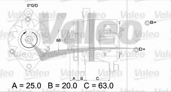 Генератор VALEO 436111