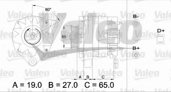 Генератор VALEO 436252