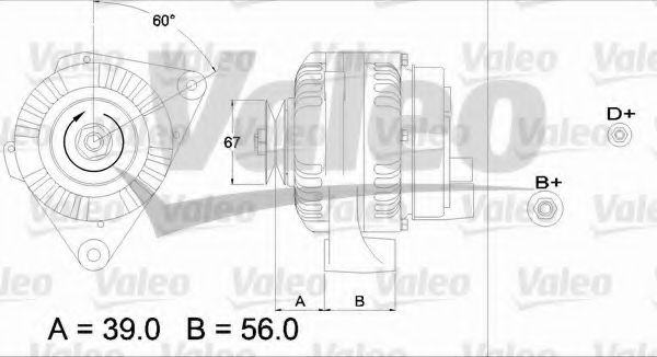 Генератор VALEO 436258