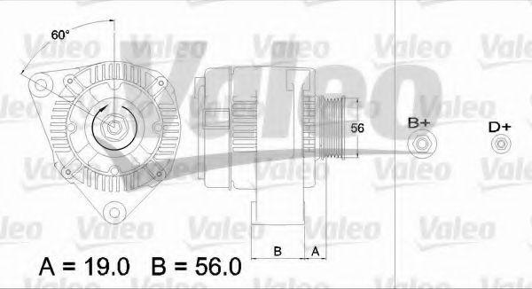 Генератор VALEO 436260