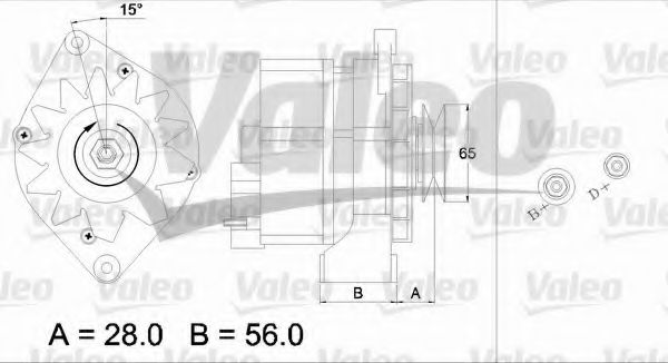 Генератор VALEO 436295
