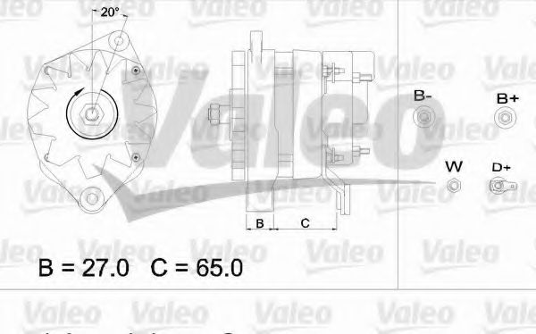 Генератор VALEO 436351
