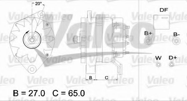 Генератор VALEO 436353