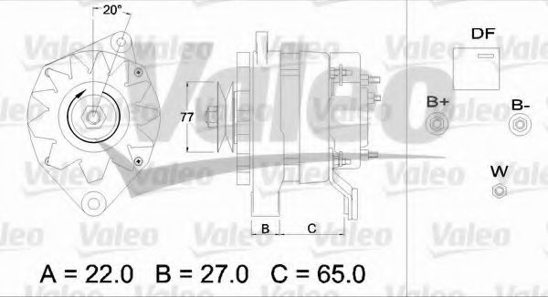Генератор VALEO 436356