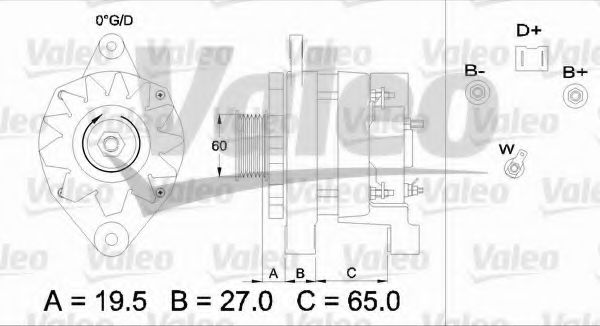Генератор VALEO 436372